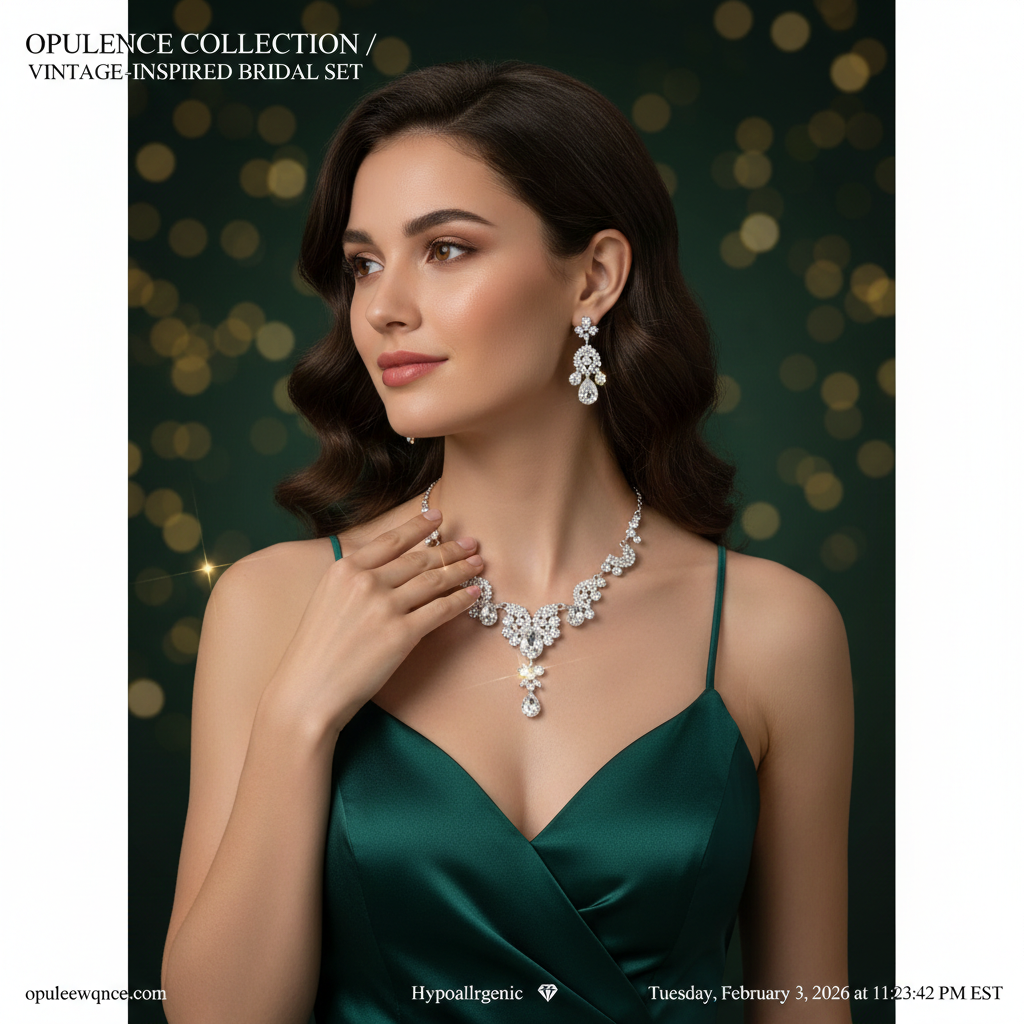 Elegant Water Drop Pendant Necklace for Women | Light Luxury Crystal Jewelry for Date Night & Party | Perfect Anniversary & Festival Gift for Her