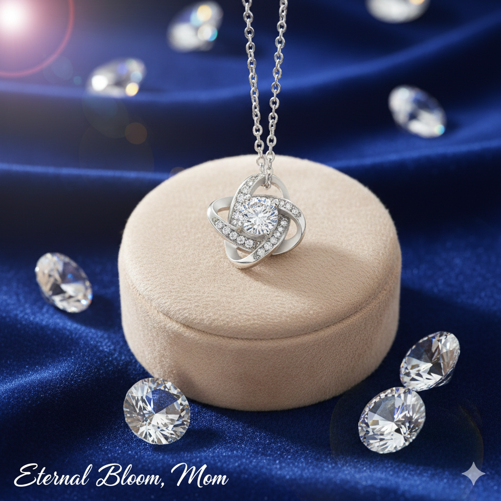 Heartfelt To My Mom Necklace with Keepsake Message Card | Perfect Mother’s Day & Christmas Jewelry Gift