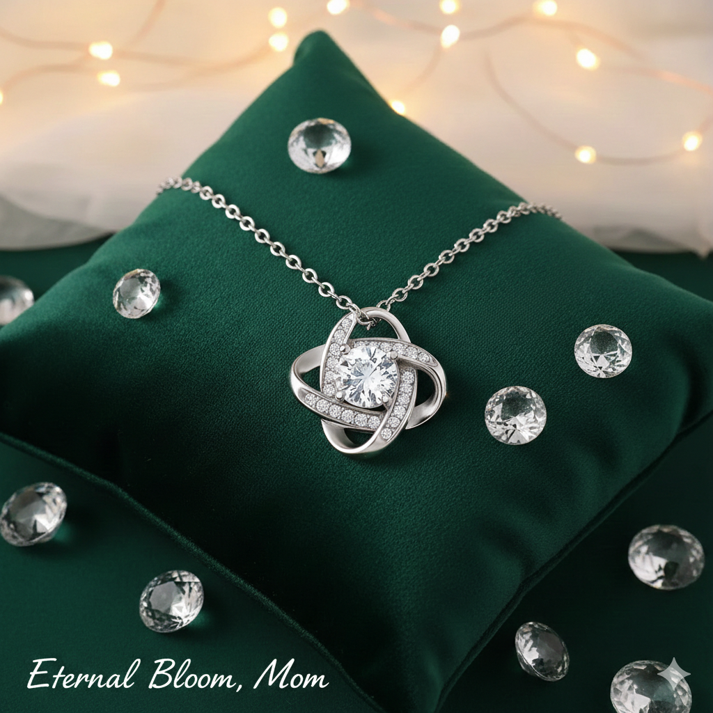 Heartfelt To My Mom Necklace with Keepsake Message Card | Perfect Mother’s Day & Christmas Jewelry Gift