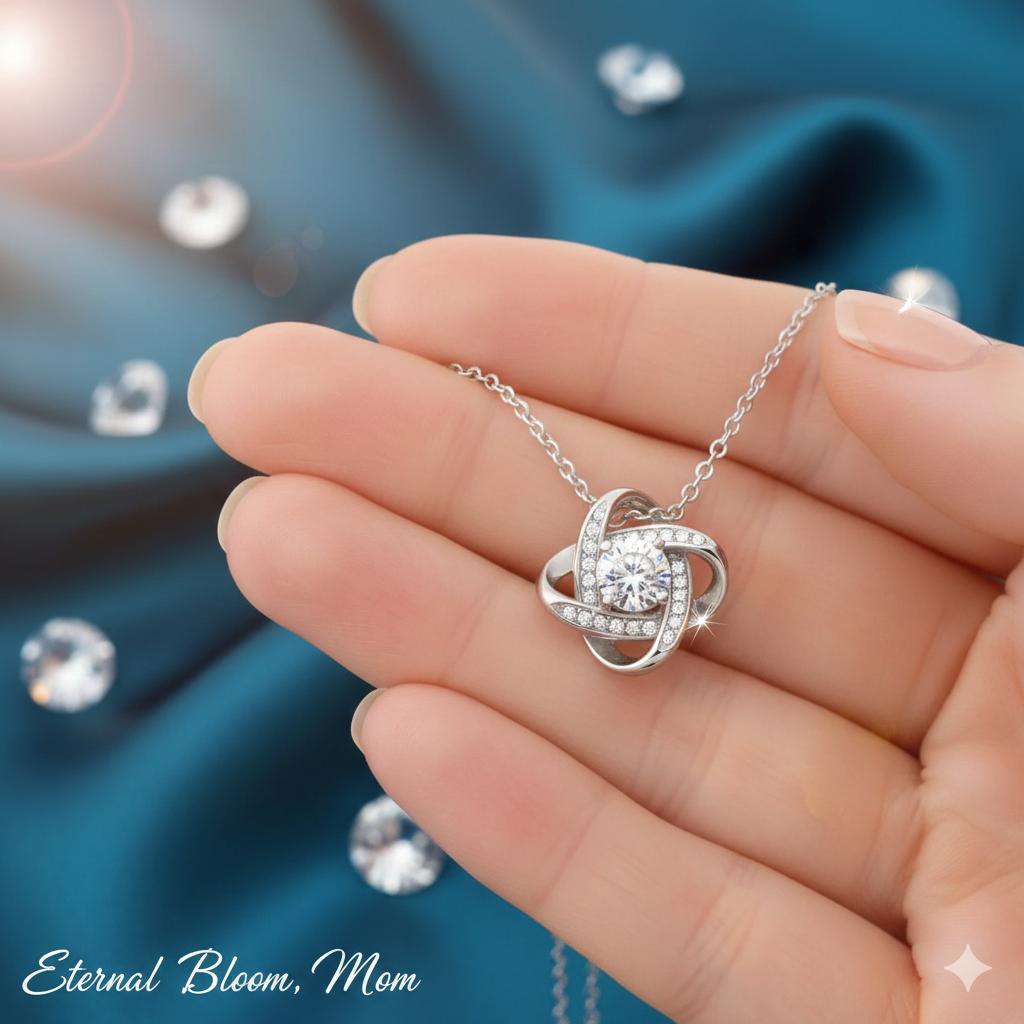 Heartfelt To My Mom Necklace with Keepsake Message Card | Perfect Mother’s Day & Christmas Jewelry Gift