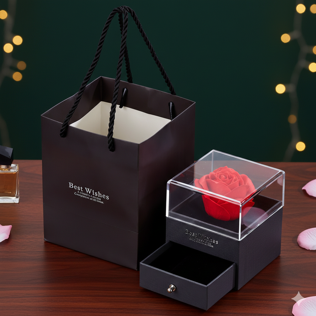 Luxury Radiant Red Zirconia Statement Necklace | Elegant Rose Gold Tone Wedding Jewelry for Brides & Women | Exquisite Gift Set for Special Occasions